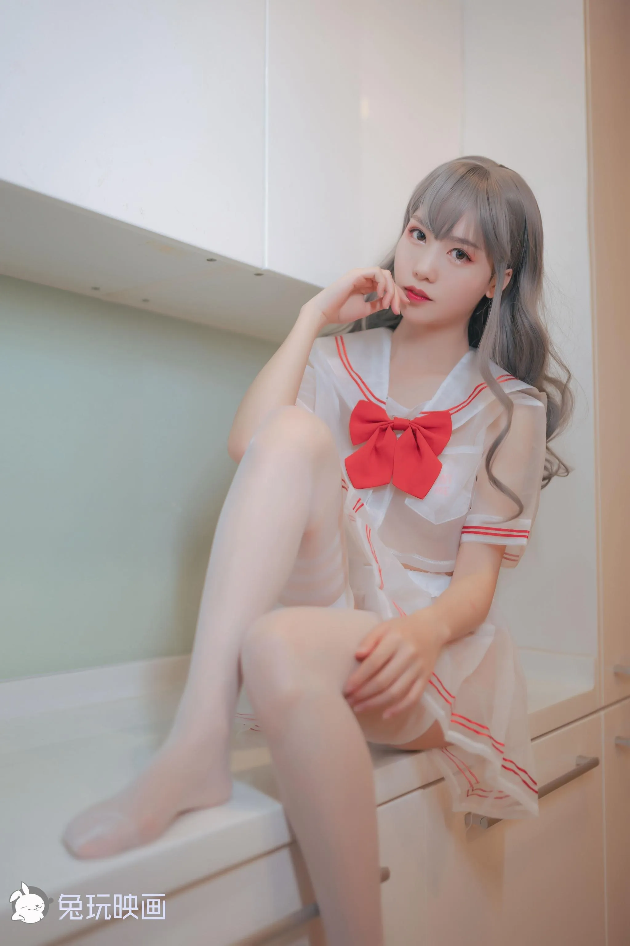 抖娘-利世 – NO.30 穿制服的小姐姐（兔玩映画） [42P]插图9